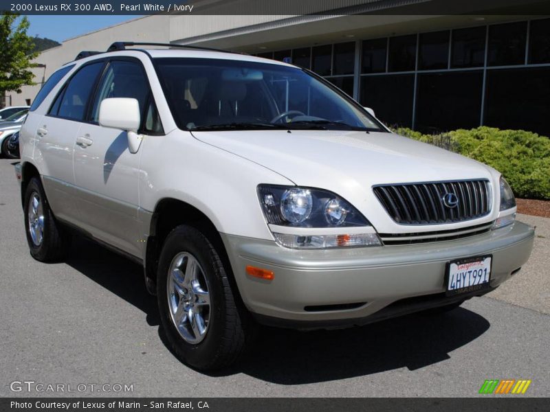 Pearl White / Ivory 2000 Lexus RX 300 AWD