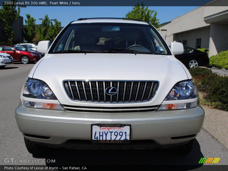 Pearl White / Ivory 2000 Lexus RX 300 AWD