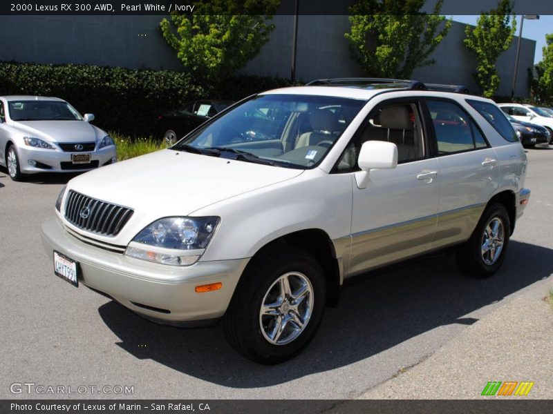 Pearl White / Ivory 2000 Lexus RX 300 AWD