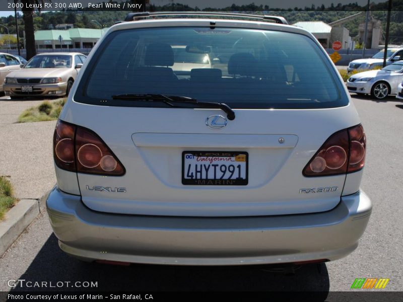 Pearl White / Ivory 2000 Lexus RX 300 AWD