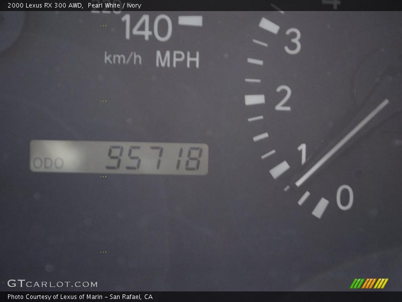 Pearl White / Ivory 2000 Lexus RX 300 AWD