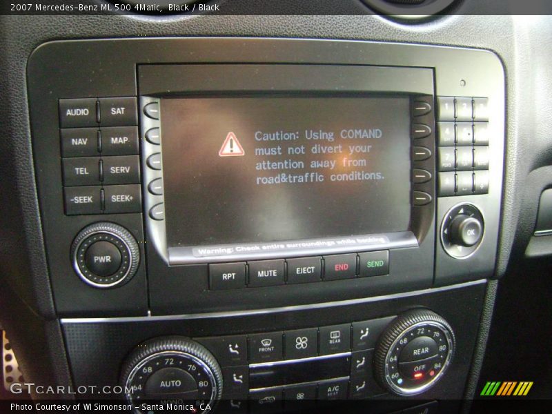Black / Black 2007 Mercedes-Benz ML 500 4Matic