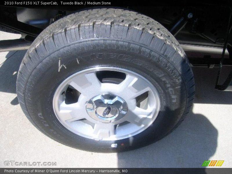 Tuxedo Black / Medium Stone 2010 Ford F150 XLT SuperCab