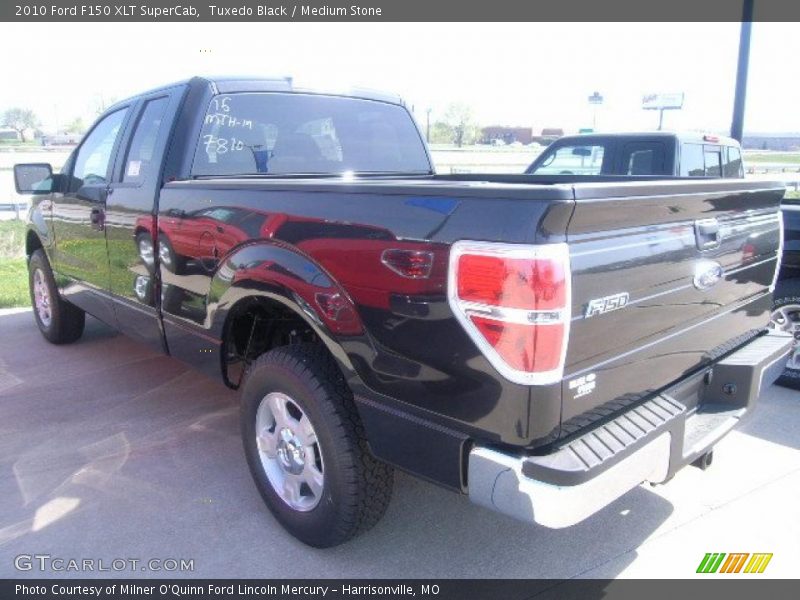 Tuxedo Black / Medium Stone 2010 Ford F150 XLT SuperCab