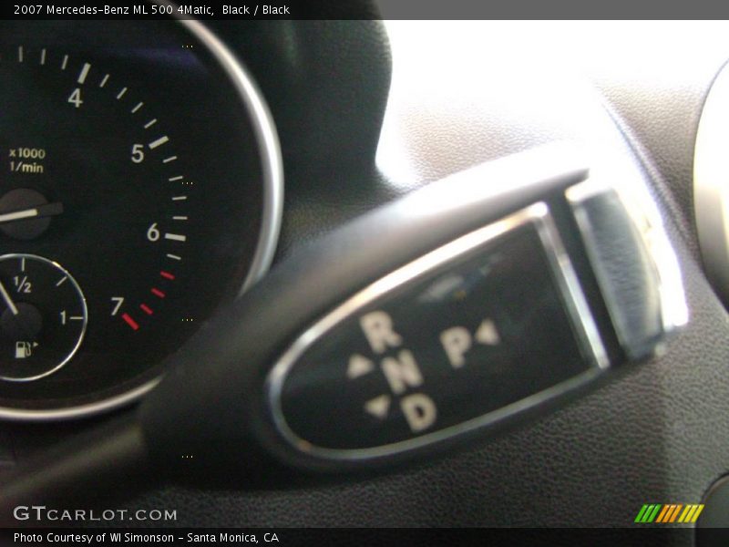 Black / Black 2007 Mercedes-Benz ML 500 4Matic