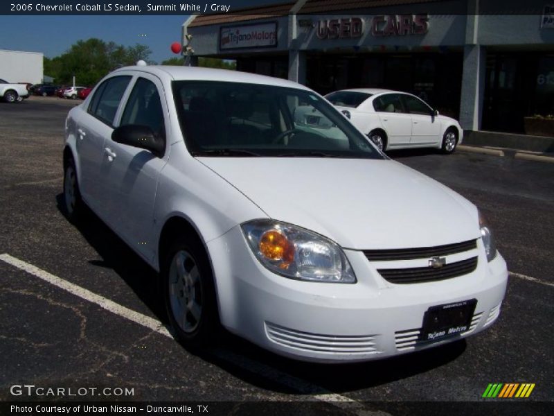 Summit White / Gray 2006 Chevrolet Cobalt LS Sedan
