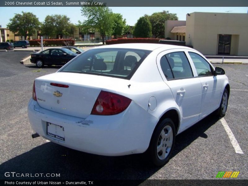 Summit White / Gray 2006 Chevrolet Cobalt LS Sedan
