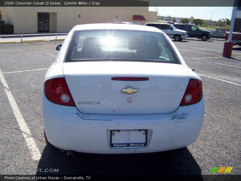 Summit White / Gray 2006 Chevrolet Cobalt LS Sedan