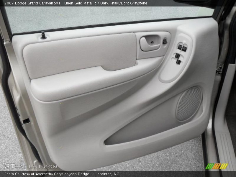 Linen Gold Metallic / Dark Khaki/Light Graystone 2007 Dodge Grand Caravan SXT