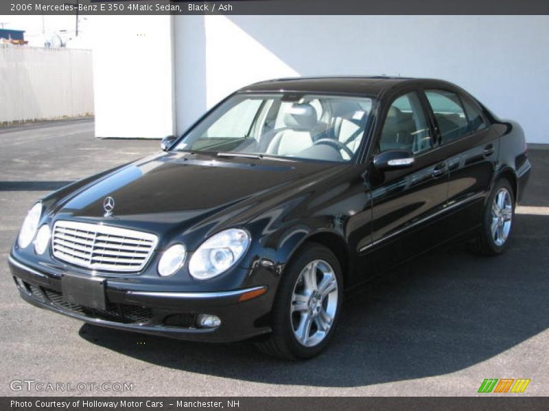 Black / Ash 2006 Mercedes-Benz E 350 4Matic Sedan