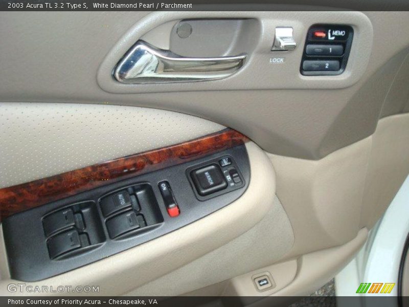 White Diamond Pearl / Parchment 2003 Acura TL 3.2 Type S
