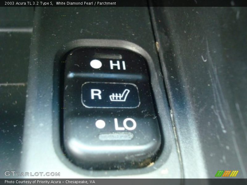 White Diamond Pearl / Parchment 2003 Acura TL 3.2 Type S