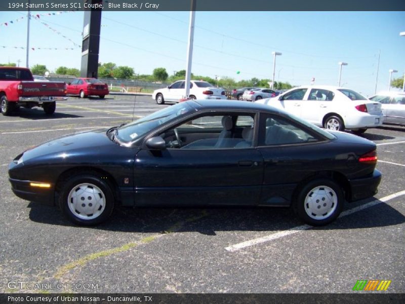 Blue Black / Gray 1994 Saturn S Series SC1 Coupe
