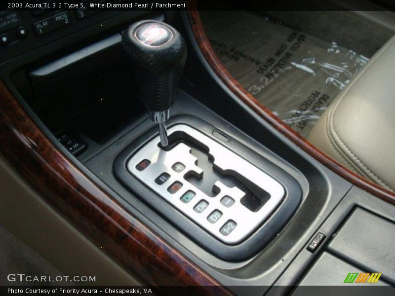 White Diamond Pearl / Parchment 2003 Acura TL 3.2 Type S