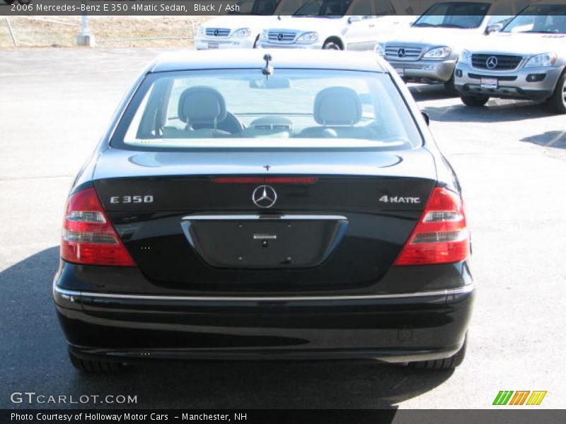 Black / Ash 2006 Mercedes-Benz E 350 4Matic Sedan