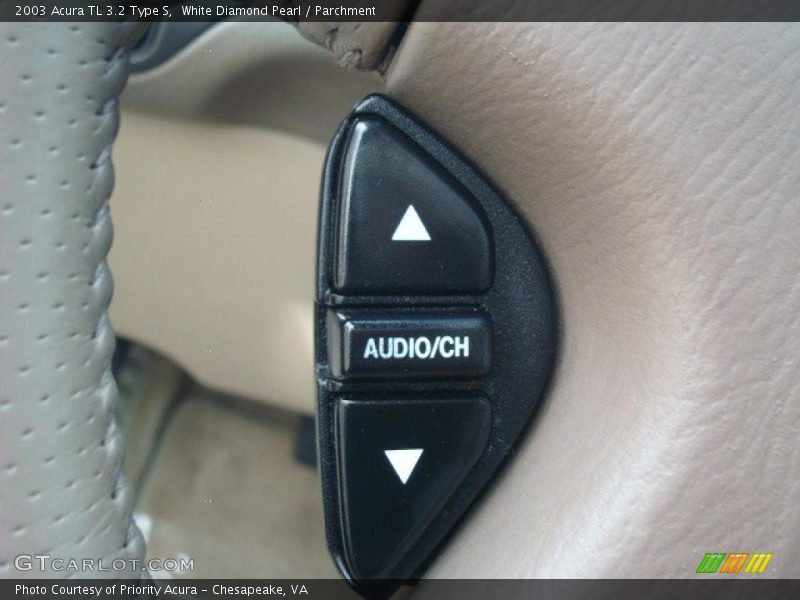 White Diamond Pearl / Parchment 2003 Acura TL 3.2 Type S