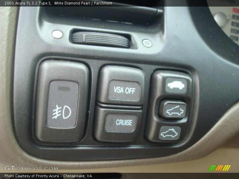 White Diamond Pearl / Parchment 2003 Acura TL 3.2 Type S