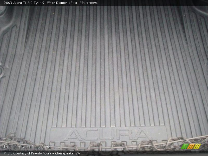 White Diamond Pearl / Parchment 2003 Acura TL 3.2 Type S