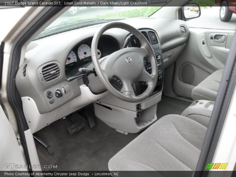 Linen Gold Metallic / Dark Khaki/Light Graystone 2007 Dodge Grand Caravan SXT