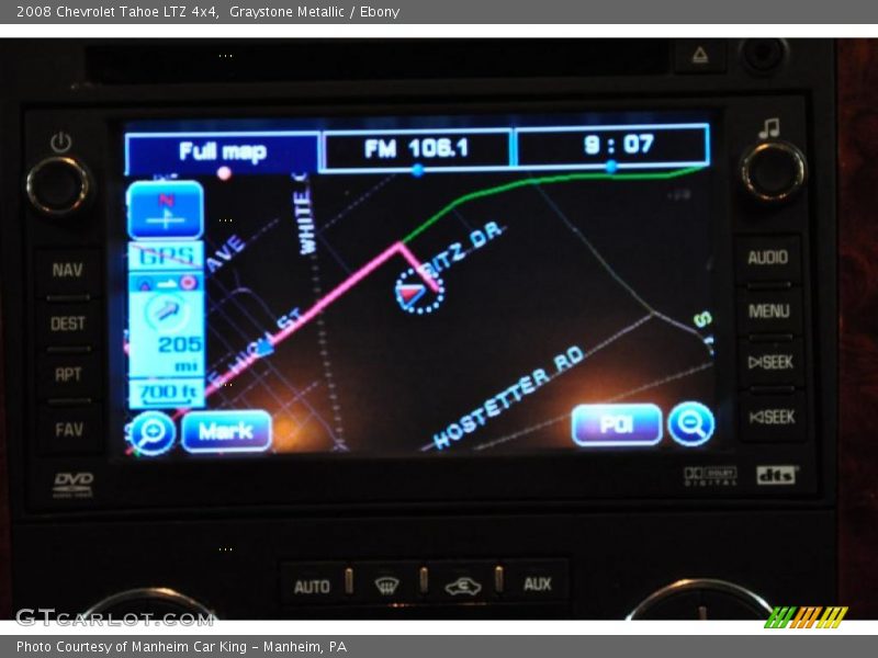 Graystone Metallic / Ebony 2008 Chevrolet Tahoe LTZ 4x4