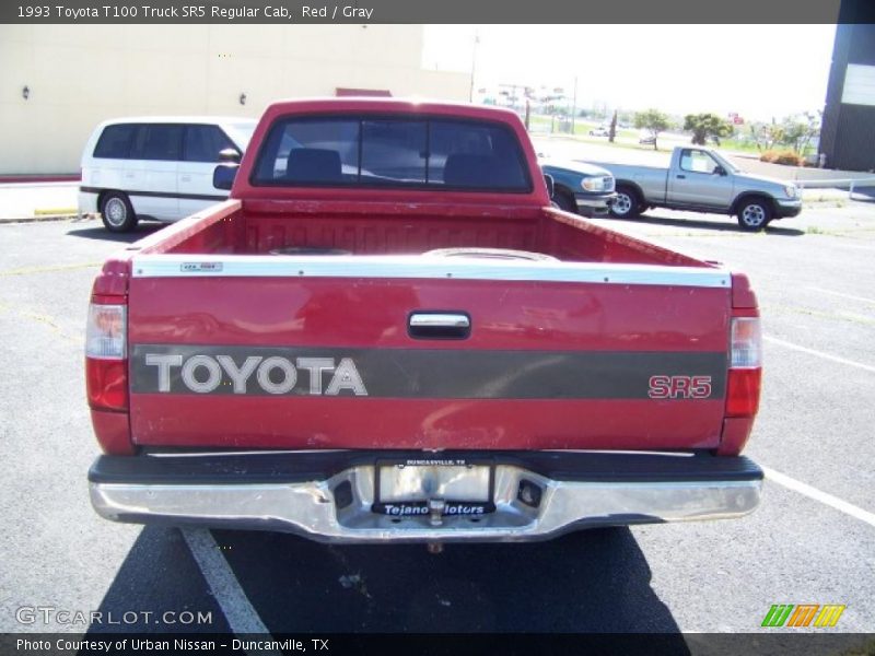 Red / Gray 1993 Toyota T100 Truck SR5 Regular Cab