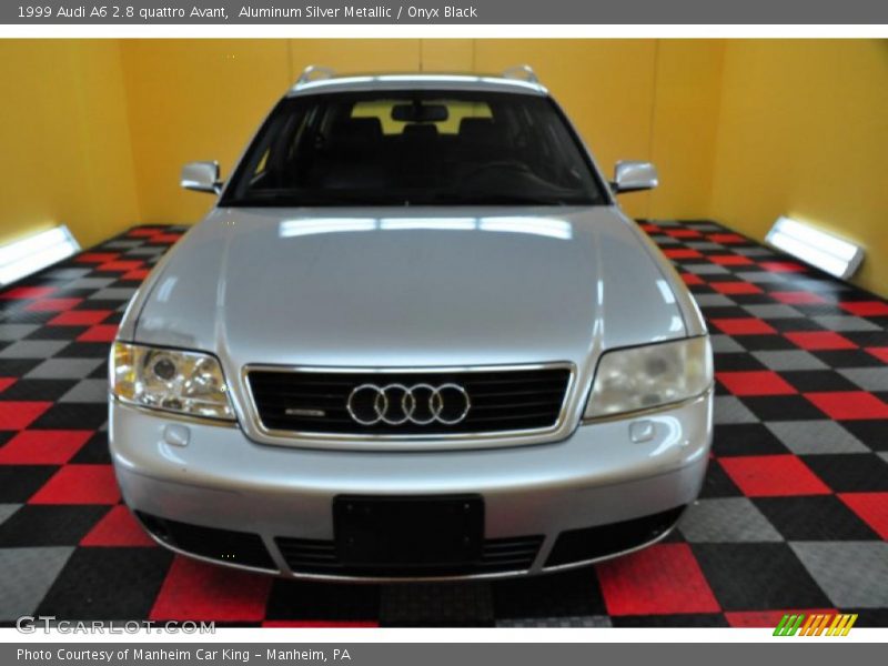 Aluminum Silver Metallic / Onyx Black 1999 Audi A6 2.8 quattro Avant