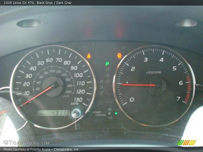 Black Onyx / Dark Gray 2006 Lexus GX 470