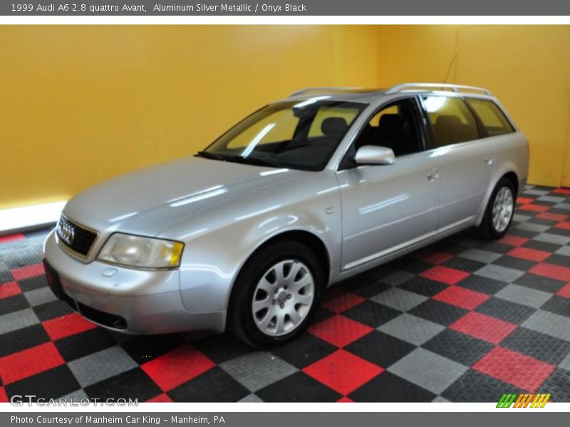 Aluminum Silver Metallic / Onyx Black 1999 Audi A6 2.8 quattro Avant
