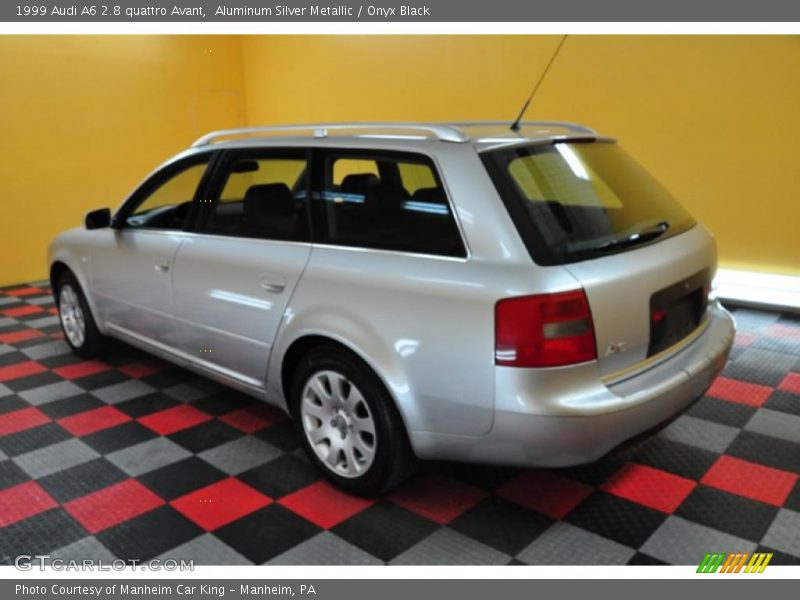 Aluminum Silver Metallic / Onyx Black 1999 Audi A6 2.8 quattro Avant