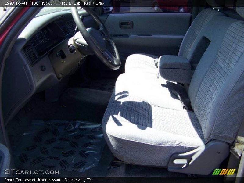 Red / Gray 1993 Toyota T100 Truck SR5 Regular Cab
