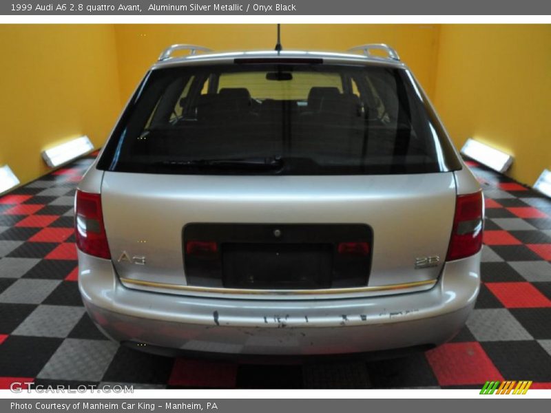 Aluminum Silver Metallic / Onyx Black 1999 Audi A6 2.8 quattro Avant