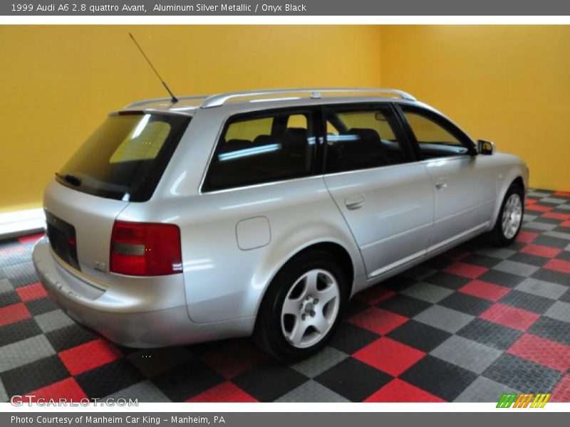 Aluminum Silver Metallic / Onyx Black 1999 Audi A6 2.8 quattro Avant