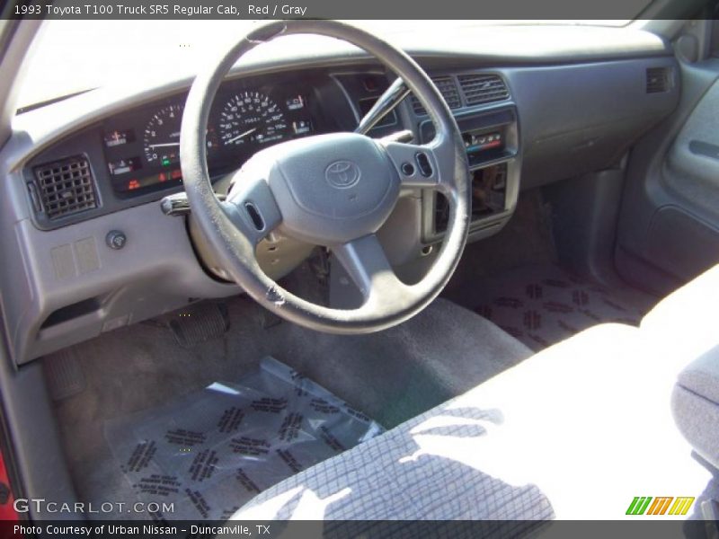 Red / Gray 1993 Toyota T100 Truck SR5 Regular Cab
