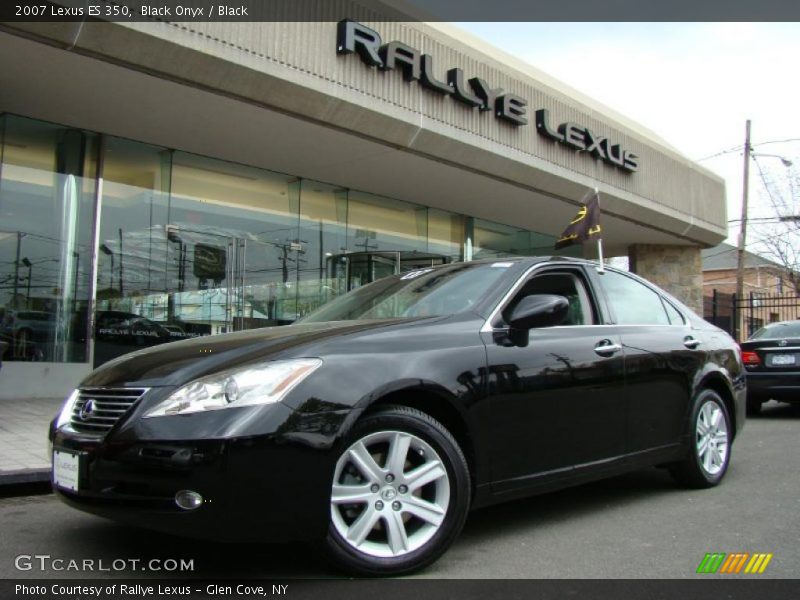 Black Onyx / Black 2007 Lexus ES 350