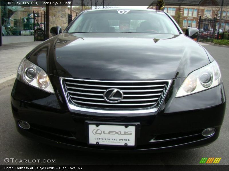 Black Onyx / Black 2007 Lexus ES 350