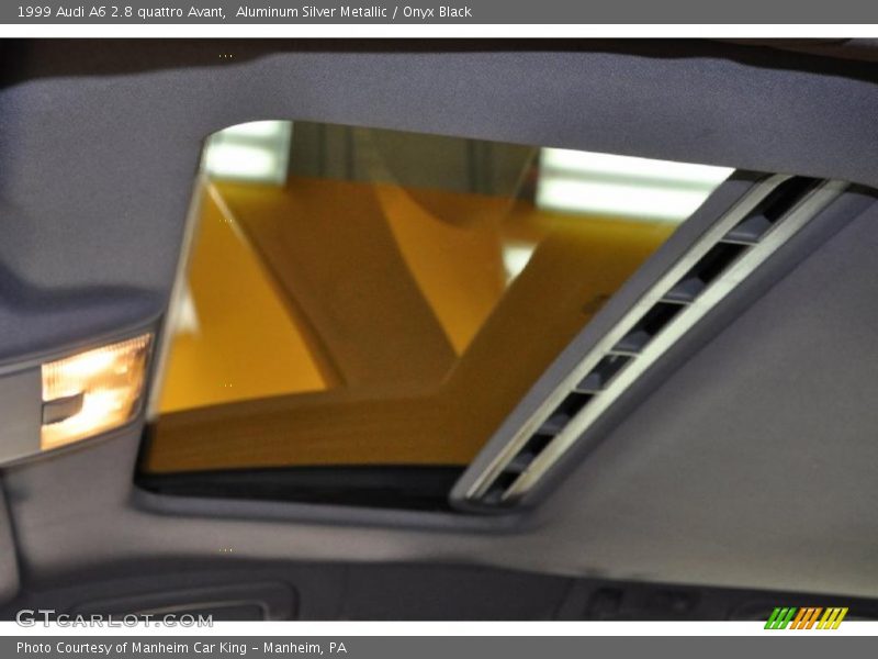 Aluminum Silver Metallic / Onyx Black 1999 Audi A6 2.8 quattro Avant