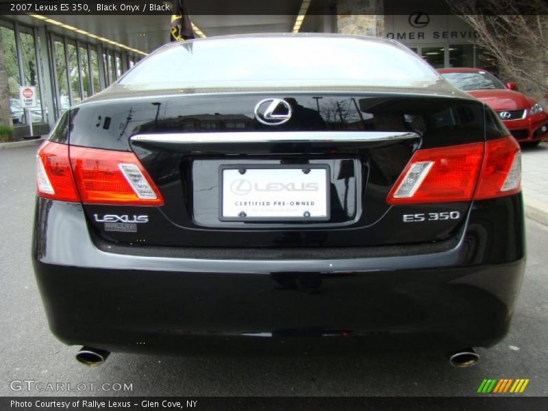 Black Onyx / Black 2007 Lexus ES 350
