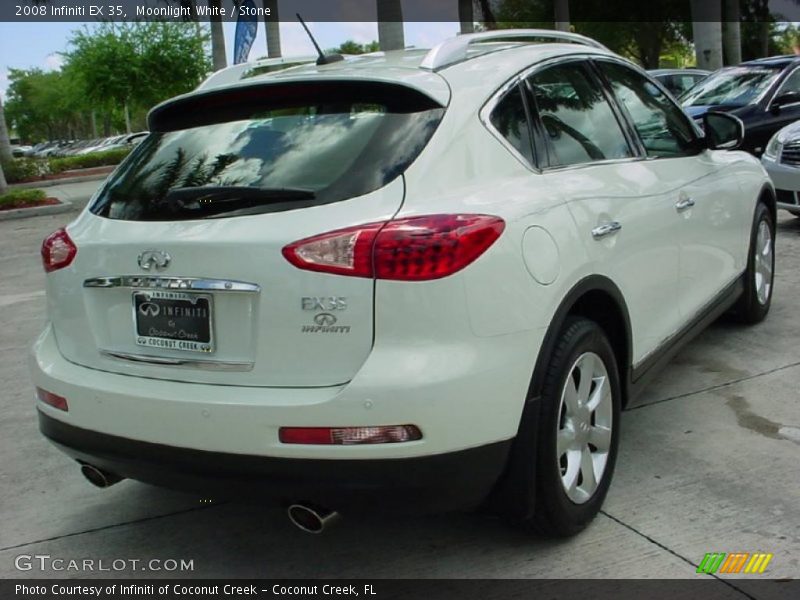 Moonlight White / Stone 2008 Infiniti EX 35
