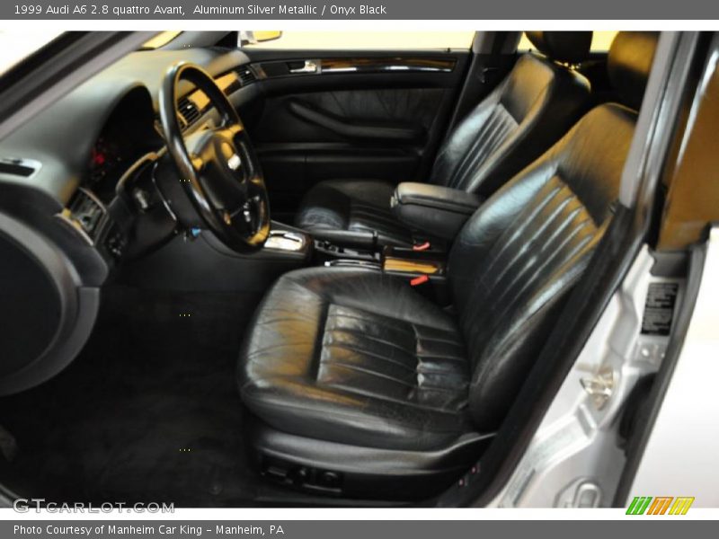 Aluminum Silver Metallic / Onyx Black 1999 Audi A6 2.8 quattro Avant