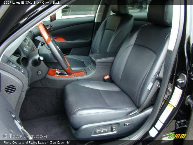 Black Onyx / Black 2007 Lexus ES 350