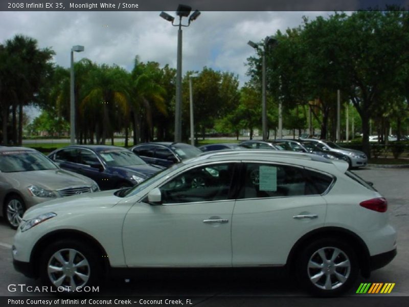 Moonlight White / Stone 2008 Infiniti EX 35