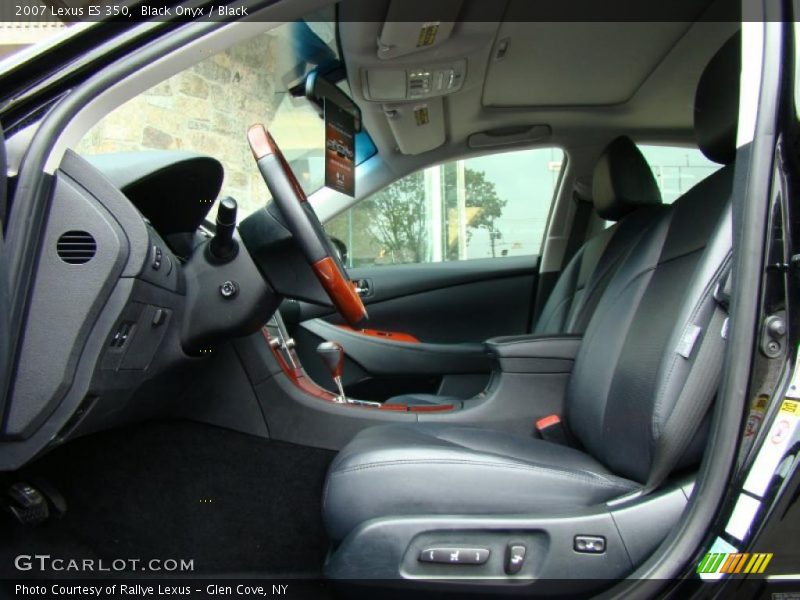 Black Onyx / Black 2007 Lexus ES 350