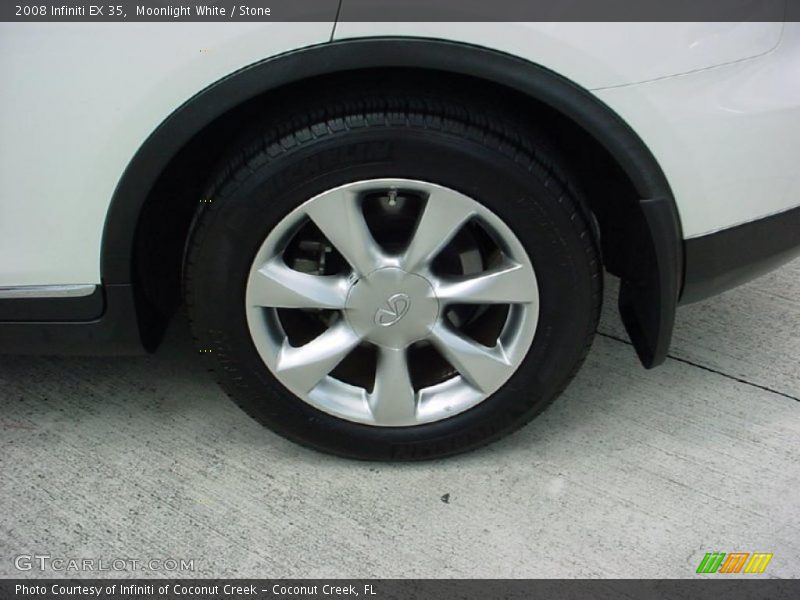 Moonlight White / Stone 2008 Infiniti EX 35