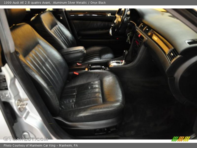 Aluminum Silver Metallic / Onyx Black 1999 Audi A6 2.8 quattro Avant