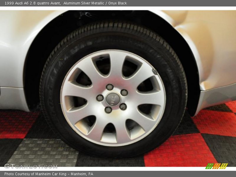 Aluminum Silver Metallic / Onyx Black 1999 Audi A6 2.8 quattro Avant
