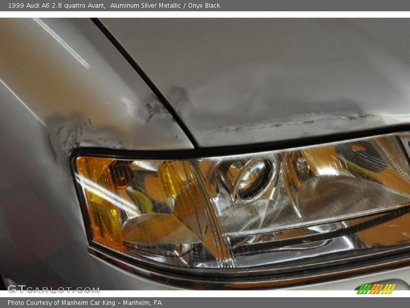Aluminum Silver Metallic / Onyx Black 1999 Audi A6 2.8 quattro Avant