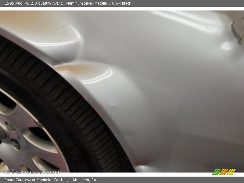 Aluminum Silver Metallic / Onyx Black 1999 Audi A6 2.8 quattro Avant