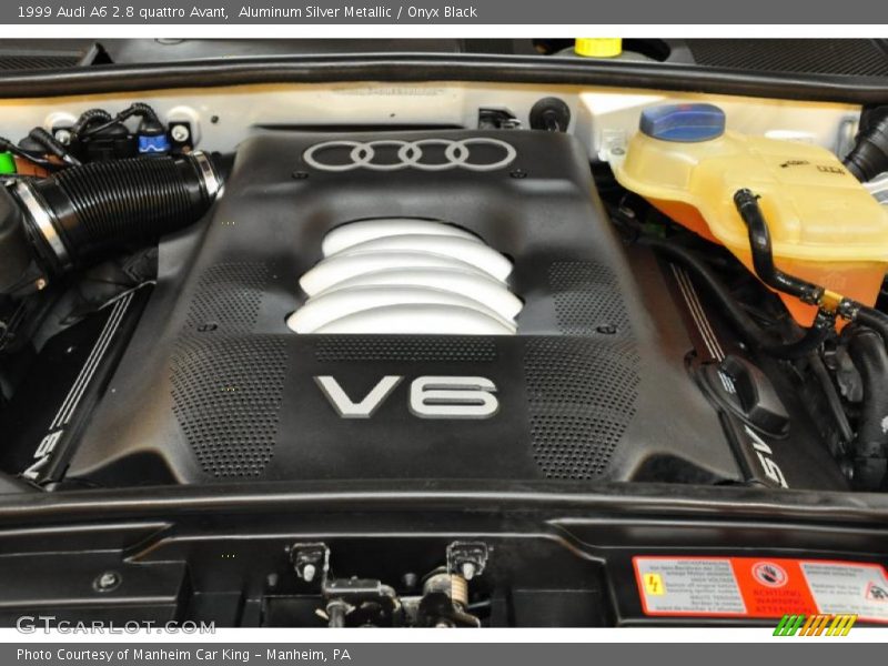 Aluminum Silver Metallic / Onyx Black 1999 Audi A6 2.8 quattro Avant
