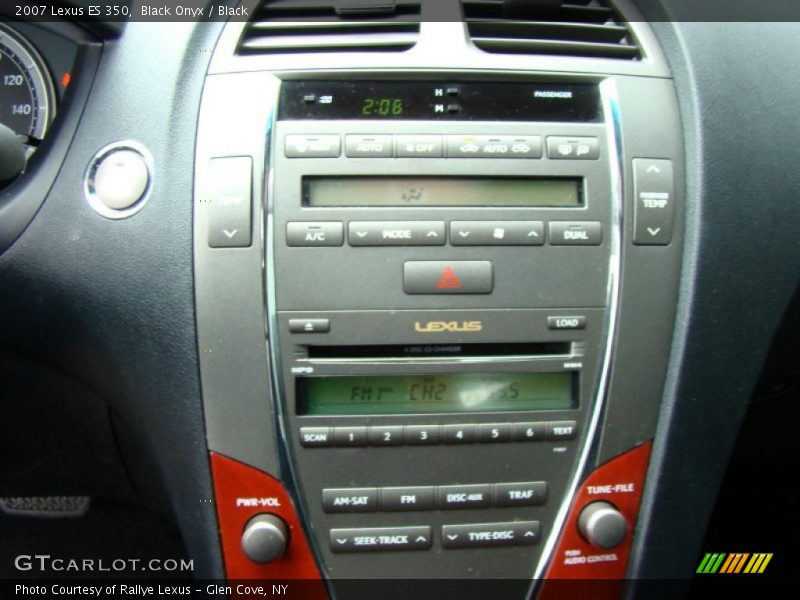 Black Onyx / Black 2007 Lexus ES 350