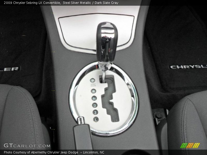Steel Silver Metallic / Dark Slate Gray 2009 Chrysler Sebring LX Convertible